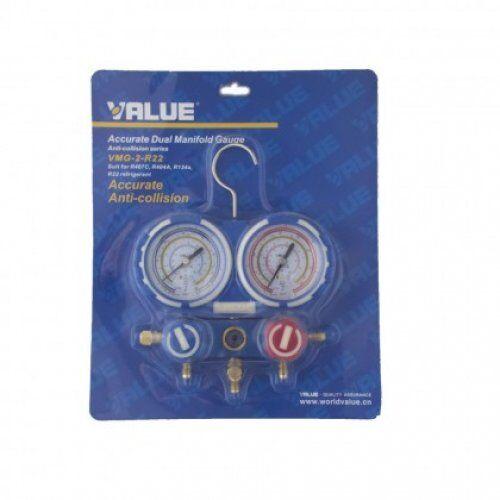 Value Set FR manometar 2/2, R-22 R-134A R-404A R-407C VMG-2-R22-03 F80