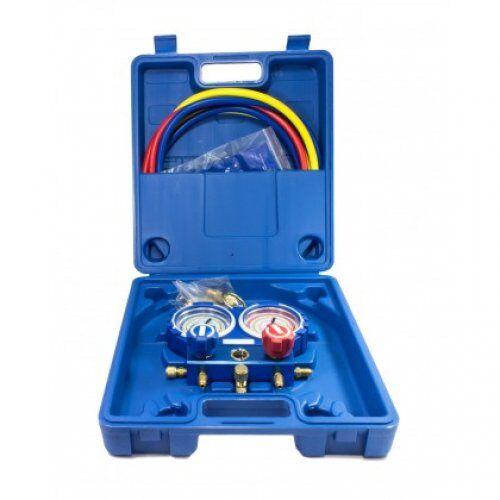 Value Set FR manometar u koferu sa crevima, R-410 R-22 R-134 R-407 VMG-2-R410A-02 1500 mm
