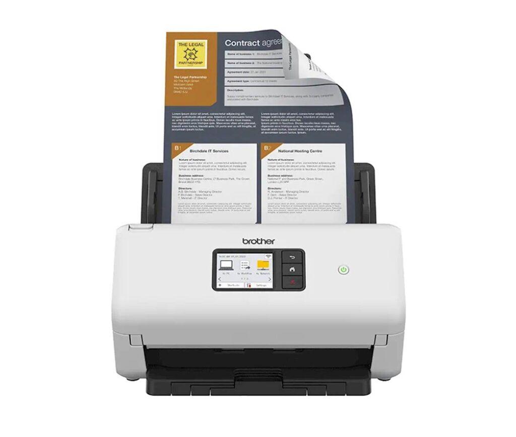 Brother skener ADS-4500W, beli