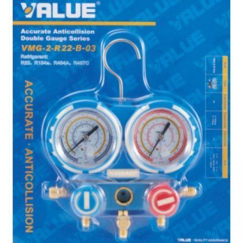 Value Set FR manometar 2/2, R-22 R-134A R-404A R-407C VMG-2-R22-B-03 F68