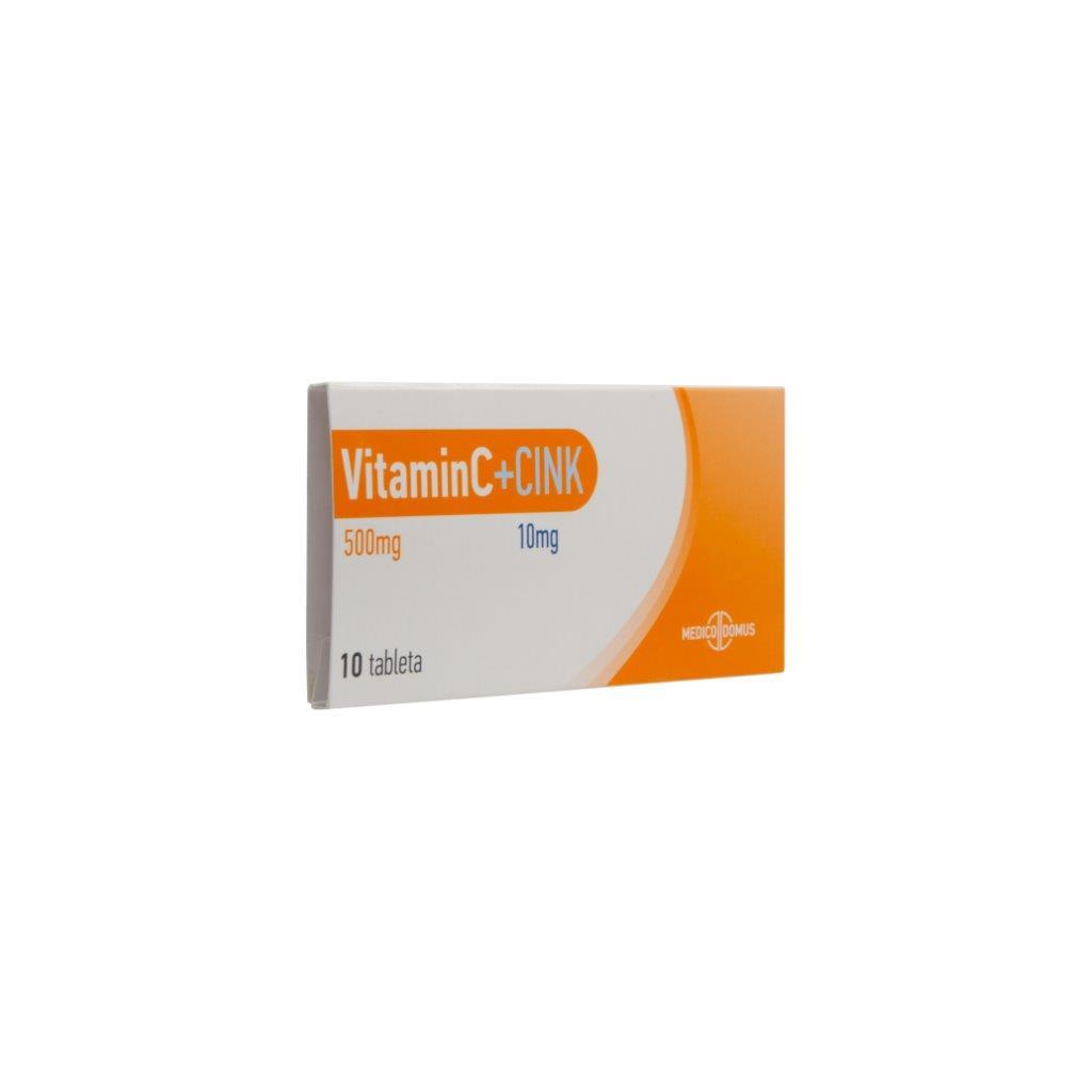 Medico Domus Vitamin C + Cink tablete, 10 tableta