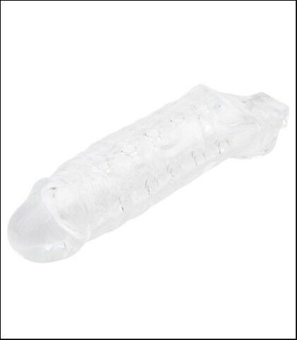 Navlaka za penis Mighty Sleeve, Providna, 22cm