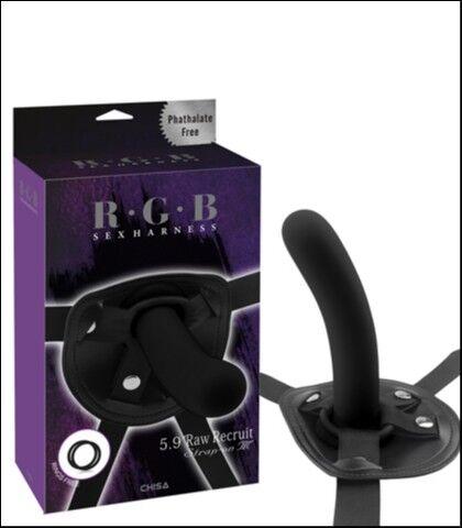 Silikonski Strap On, 15cm