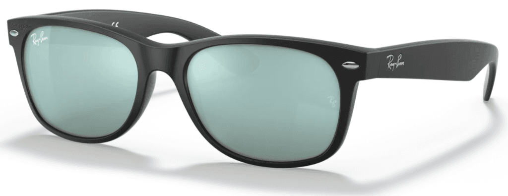 RAY-BAN New Fayrer Muške naočare za sunce 0RB2132622/30 55, Crno-zelene