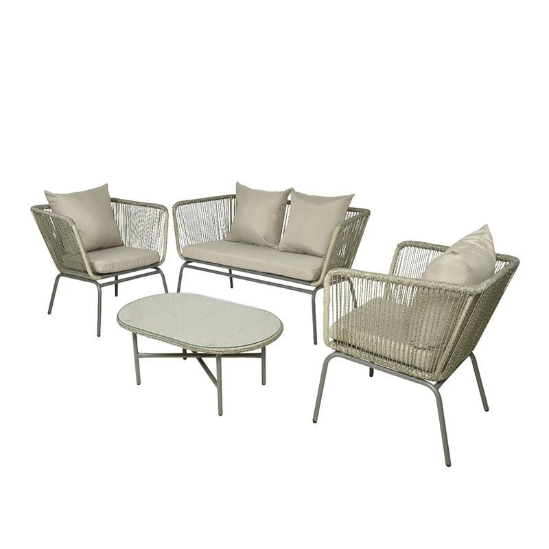 DEKORDOM Baštenski set, 4 elementa, Sivi