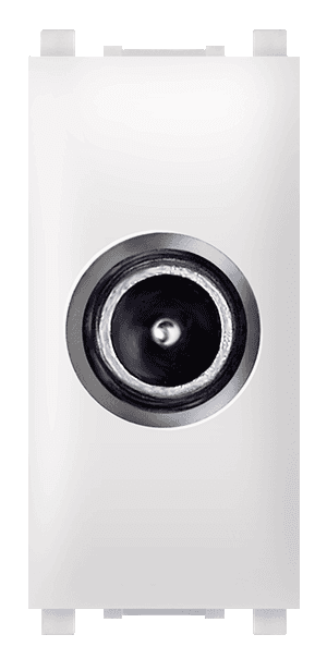 ALING-CONEL Priključnica antenska TV EXP za individualne sisteme IEC M /F 1M, Bela