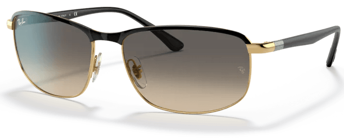 RAY-BAN Naočare za sunce 0RB3671 187/32 60, Crno-zlatne
