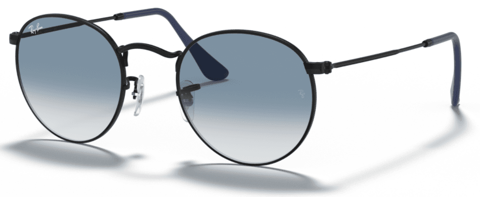 RAY-BAN Round Muške naočare za sunce 0RB3447 006/3F 50, Plavo-crne