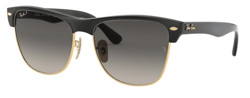 RAY-BAN Clubmaster Oversized Muške naočare za sunce  0RB4175 877/M357, Polarizovane, Crne