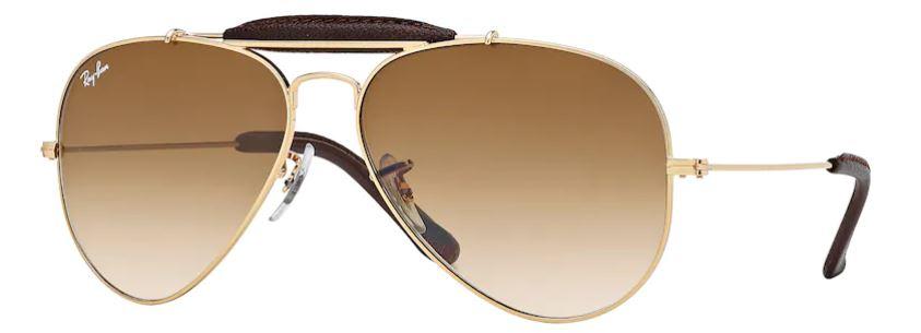 RAY-BAN Aviator Craft Muške naočare za sunce 0RB3422Q001/51 58, Bež