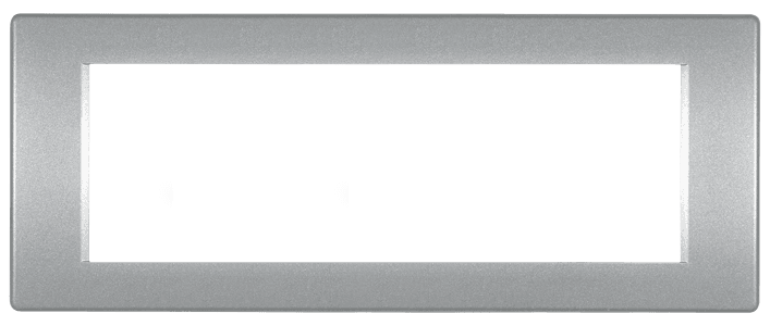 ALING-CONEL Maska za utičnicu sedmostruka MODE 7M, Metalik srebrna