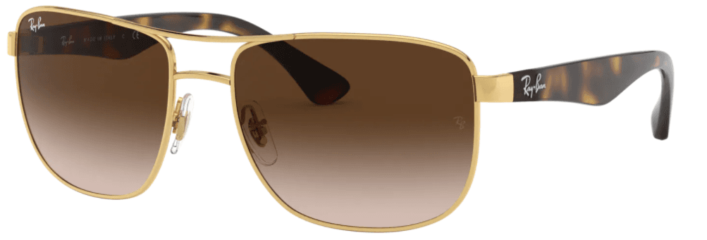 RAY-BAN Naočare za sunce 0RB3533 001/1357, Zlatno-braon