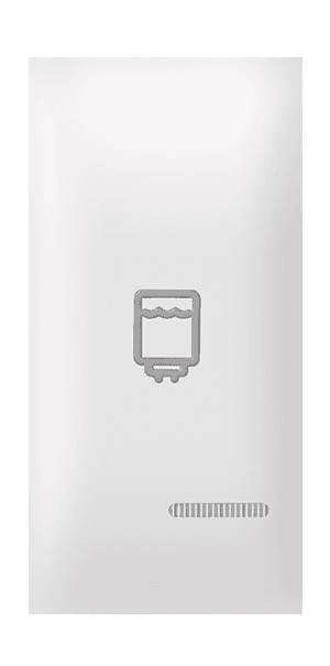 ALING-CONEL Taster sa oznakom bojlera i indikacijom EXP 1M, Beli