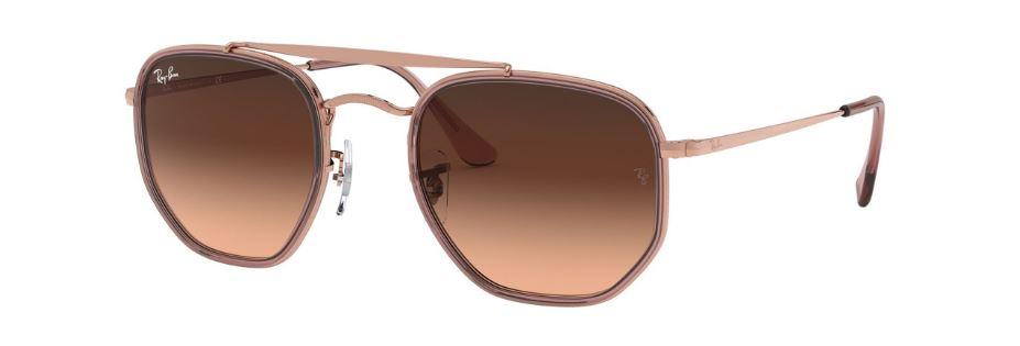 RAY-BAN Marshal II Muške naočare za sunce 0RB3648M 9069A5 52, Smeđe