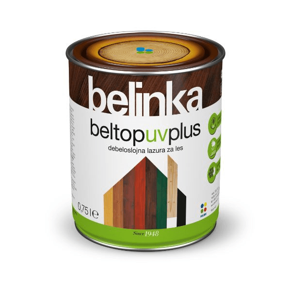 BELINKA BELTOP UV PLUS Debeloslojna lazura za drvo 0,75l, 1 Bezbojni