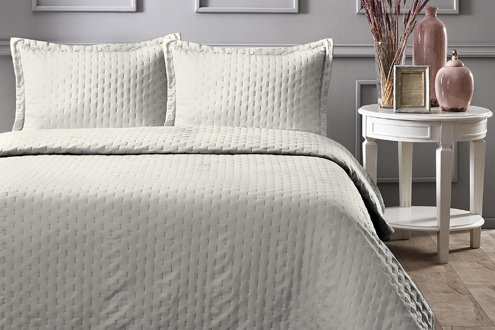 DEKORDOM Prekrivač Trattino, 160x220cm, Krem