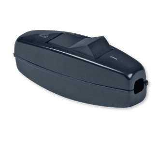 ALING-CONEL Jednopolna pregibna sklopka, međugajtanski prekidač, 6A 250V~, Crna