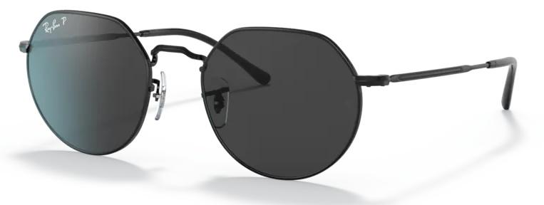 RAY-BAN Jack Polarizovane naočare za sunce 0RB3565 002/48 53, Crne
