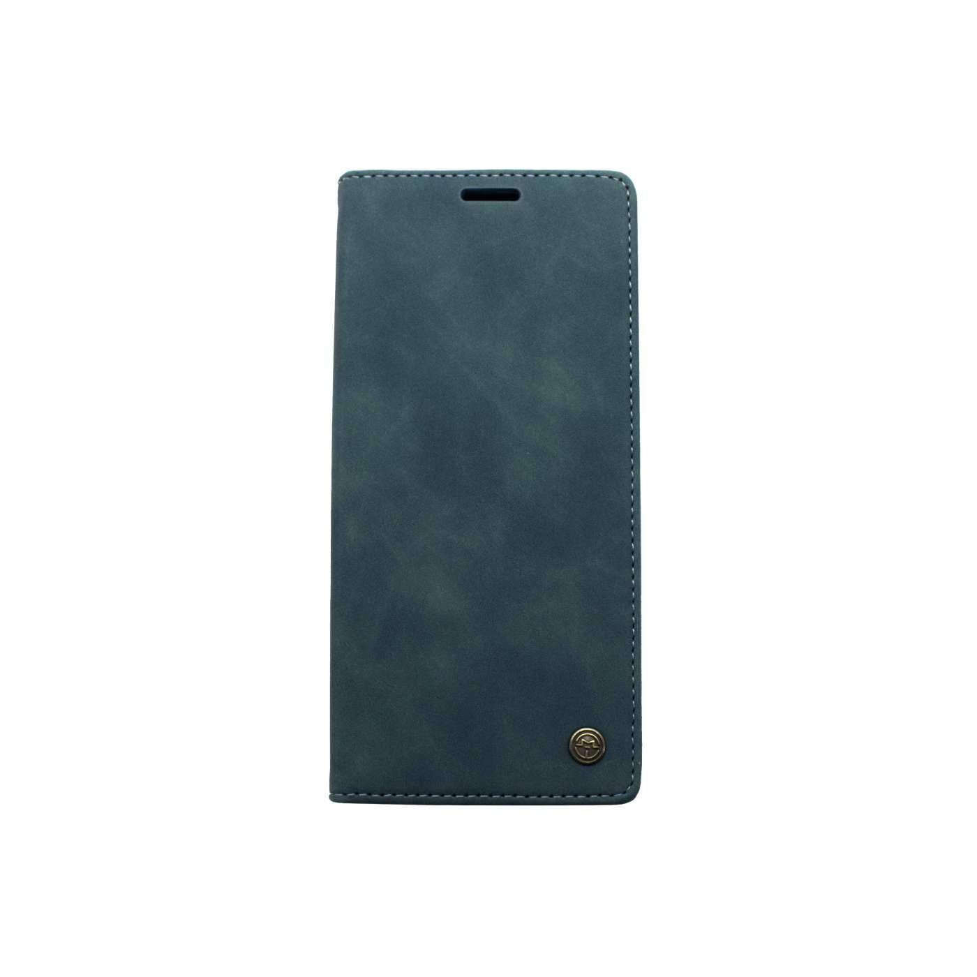 Maska za telefon LEATHER RETRO FLIP za Samsung S21 Plus/G996B, Plava