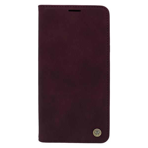Maska za telefon LEATHER RETRO FLIP za Iphone 13 Pro, Bordo