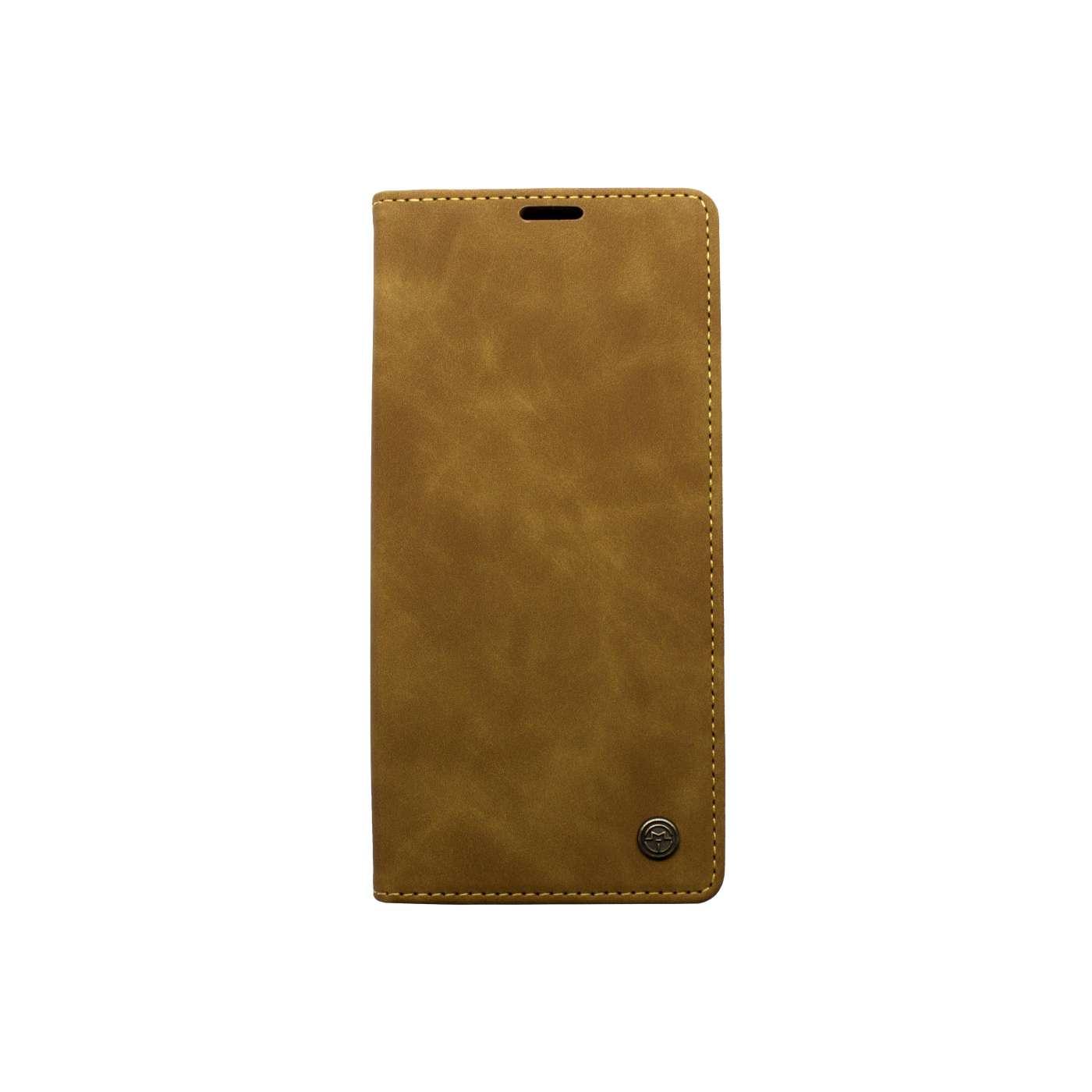 Maska za telefon LEATHER RETRO FLIP za Samsung A72/A725F, Svetlobraon