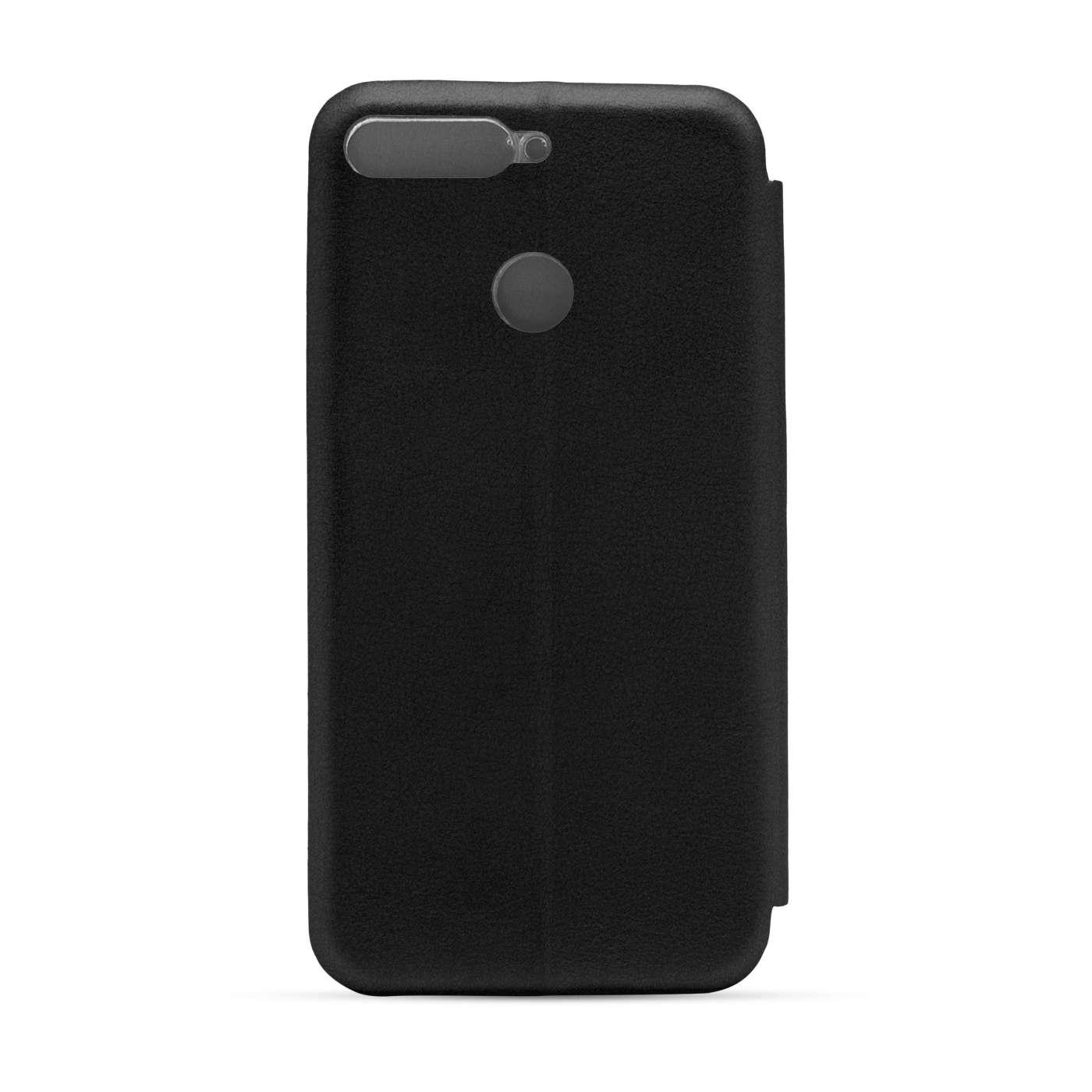 Maska za telefon ROYAL FLIP COVER za Huawei Y6 (2018), Crna