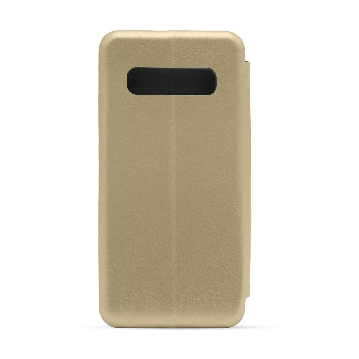 Maska za telefon ROYAL FLIP COVER za Samsung S10/G973, Zlatna