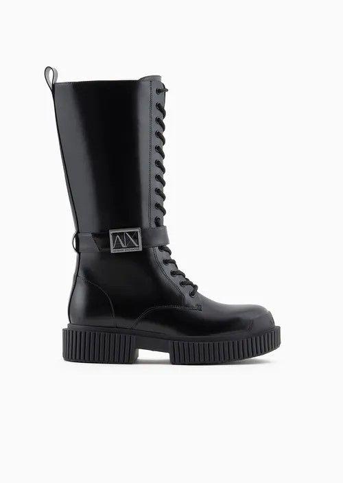 ARMANI EXCHANGE Ženske čizme XDO017XV876 - 00002, Crne