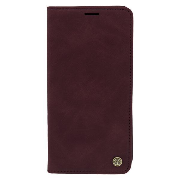 Maska za telefon LEATHER RETRO FLIP za Xiaomi Redmi Note 10 5G, Bordo