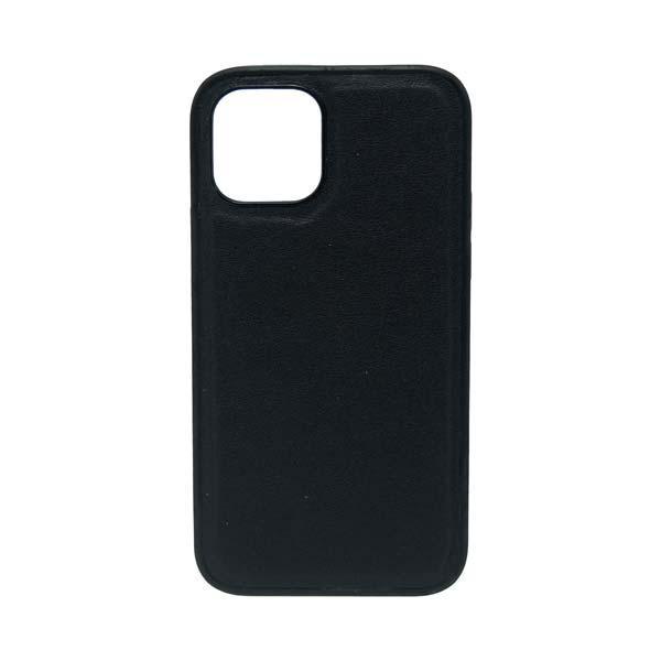 Maska za telefon LEATHER CASE za Iphone 12 Pro, Crna