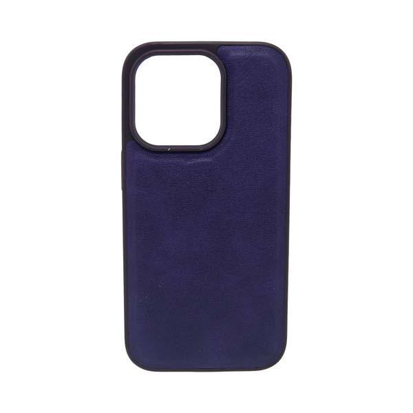 Maska za telefon LEATHER CASE za Iphone 14 Pro, Ljubičasta