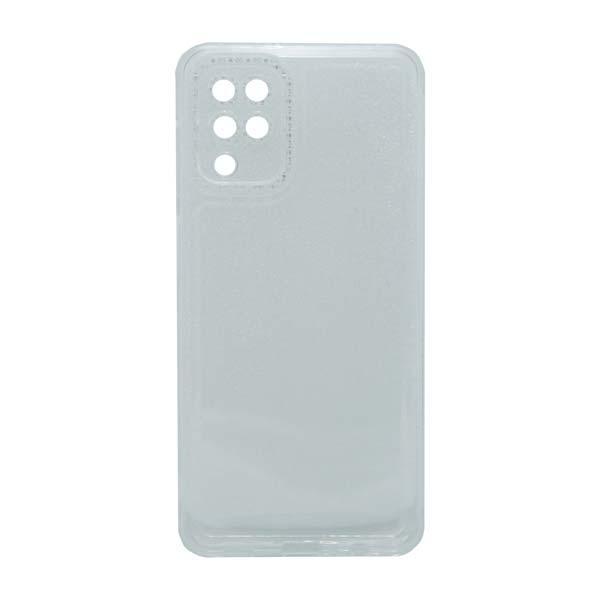 Maska za telefon TRANSPARENT COLOR za Samsung A12, Bela