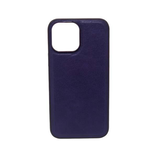 Maska za telefon LEATHER CASE za Iphone 13 Pro Max purple