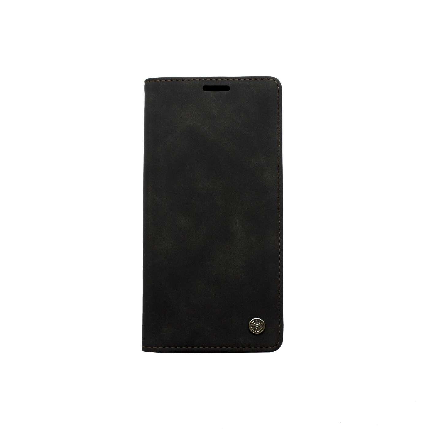 Maska za telefon LEATHER RETRO FLIP za Huawei P30 Pro, Crna