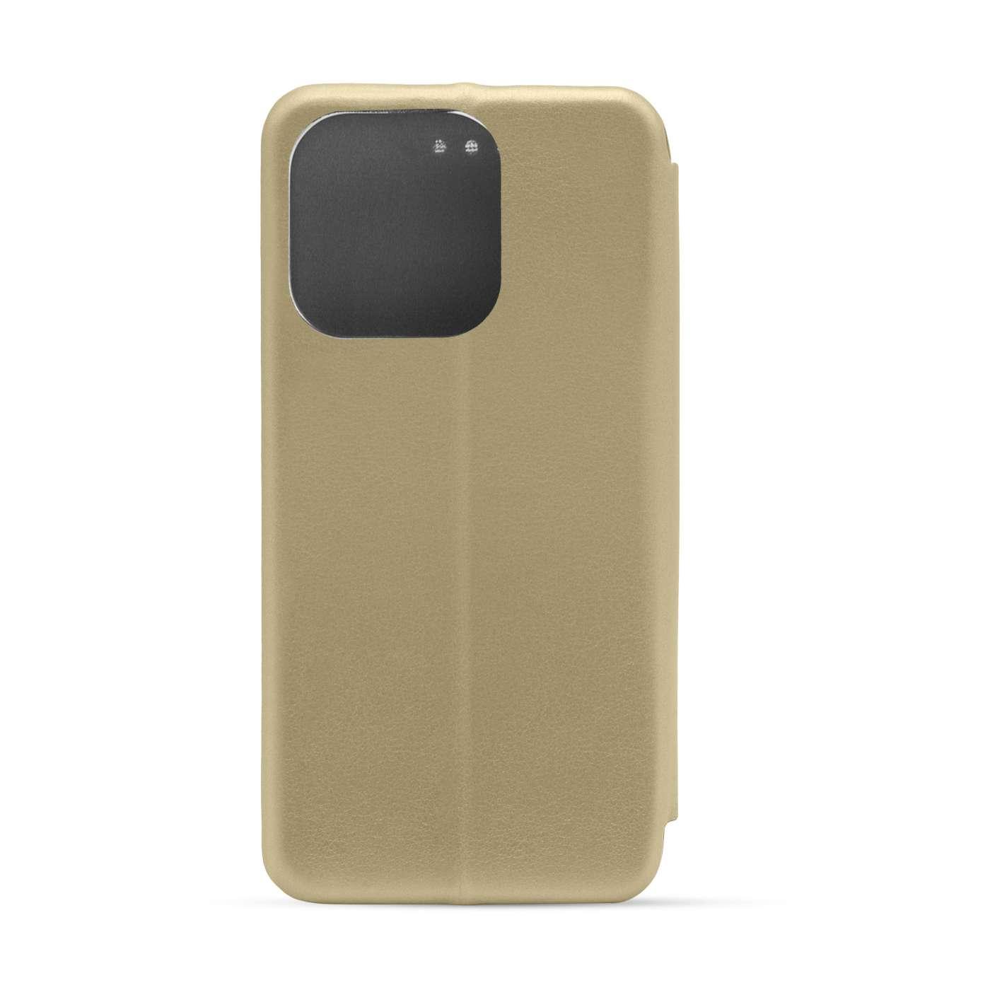 Maska za telefon ROYAL FLIP COVER za Iphone 14 Pro, Zlatna