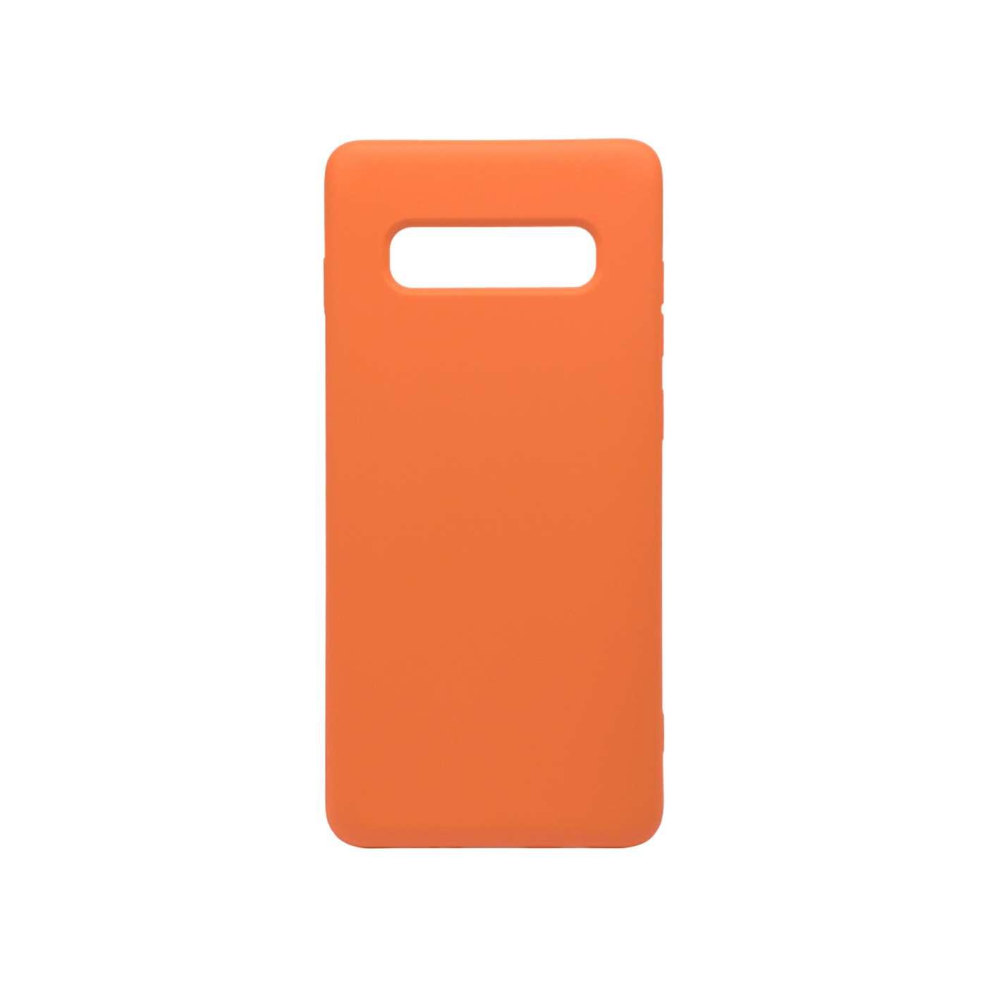 Maska za telefon SOFT CASE za Samsung S10 Plus/G975, Narandžasta
