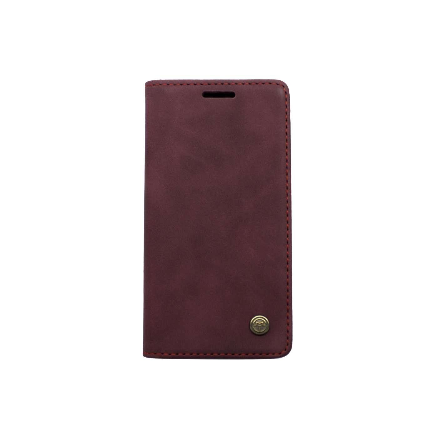 Maska za telefon LEATHER RETRO FLIP za Iphone 12 Mini (5.4), Bordo