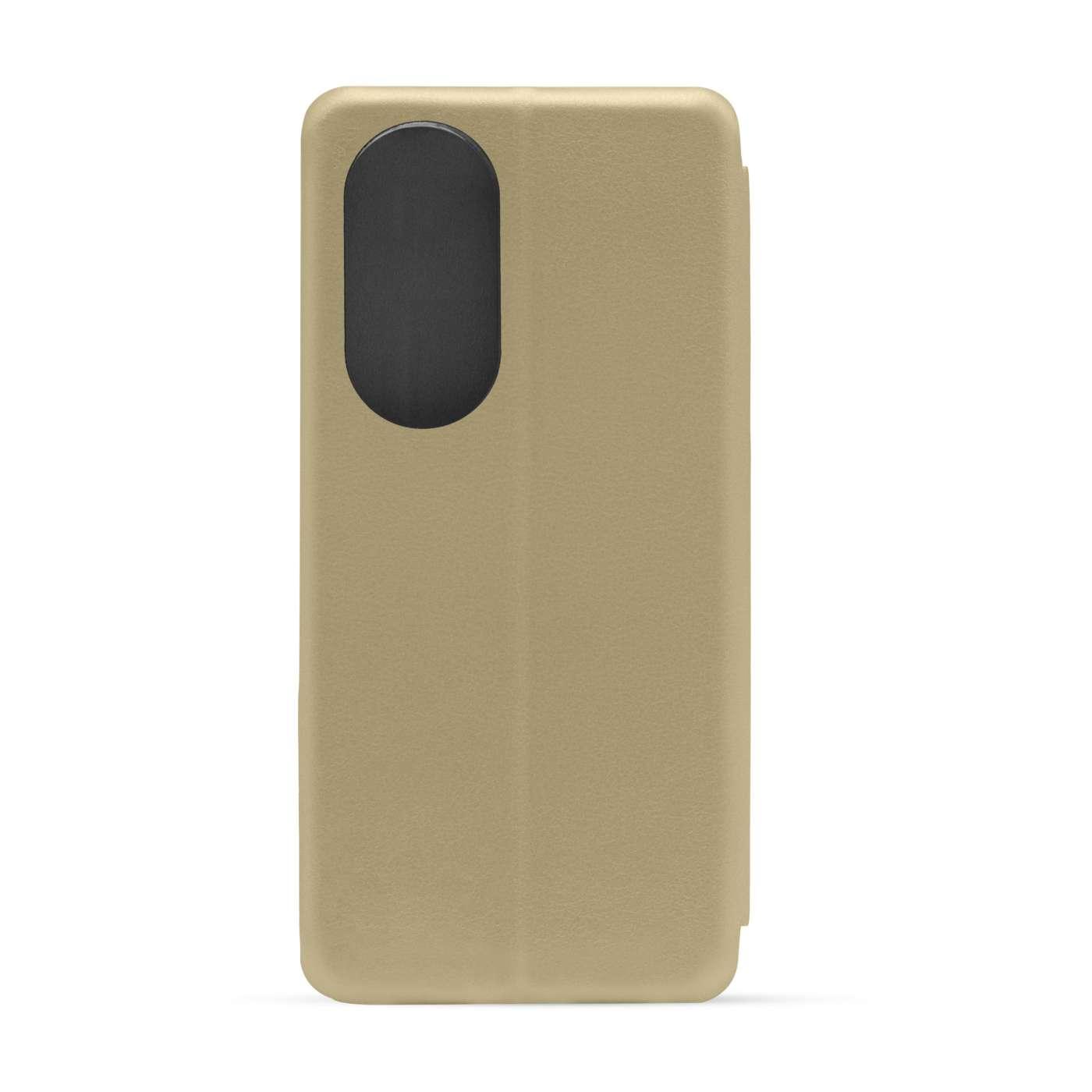 Maska za telefon ROYAL FLIP COVER za Huawei Honor 70, Zlatna