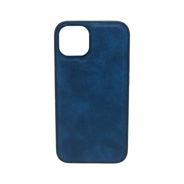Maska za telefon LEATHER CASE za Iphone 13, Teget
