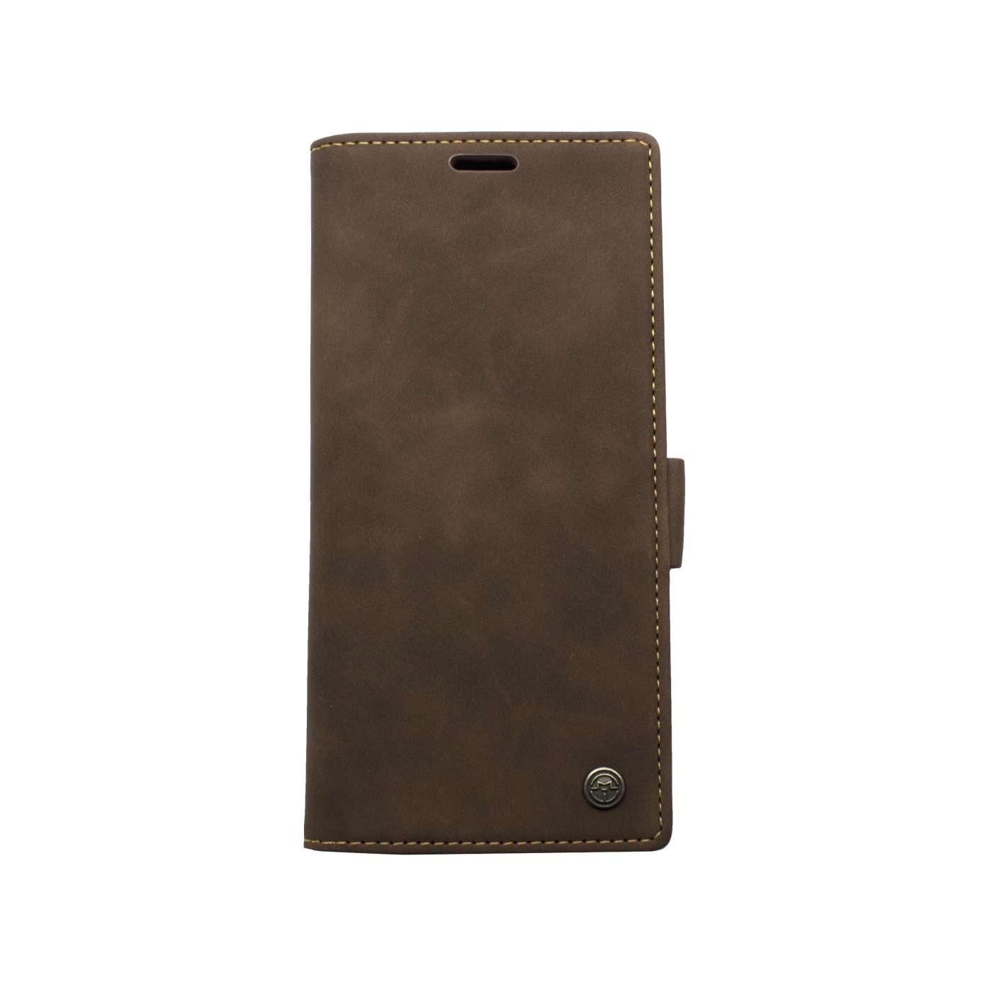 Maska za telefon LEATHER RETRO FLIP za Samsung Note 20 Ultra/N985F, Tamnobraon