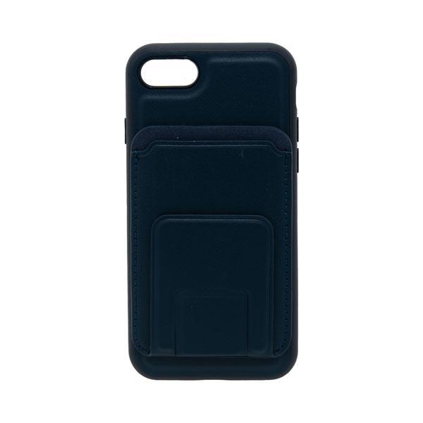 Maska za telefon LEATHER MAGSAFE WALLET za Iphone 8, Tamnoplava