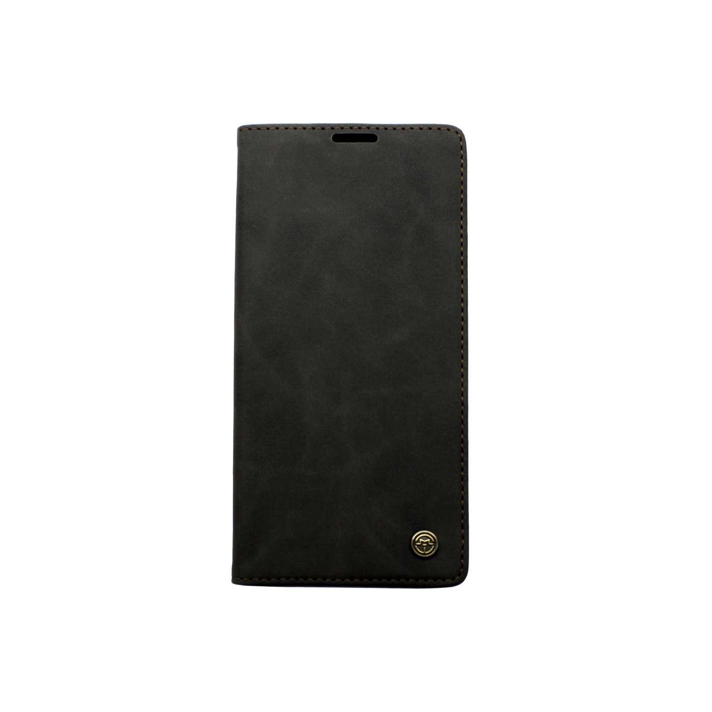 Maska za telefon LEATHER RETRO FLIP za Samsung S21 Plus/G996B, Crna