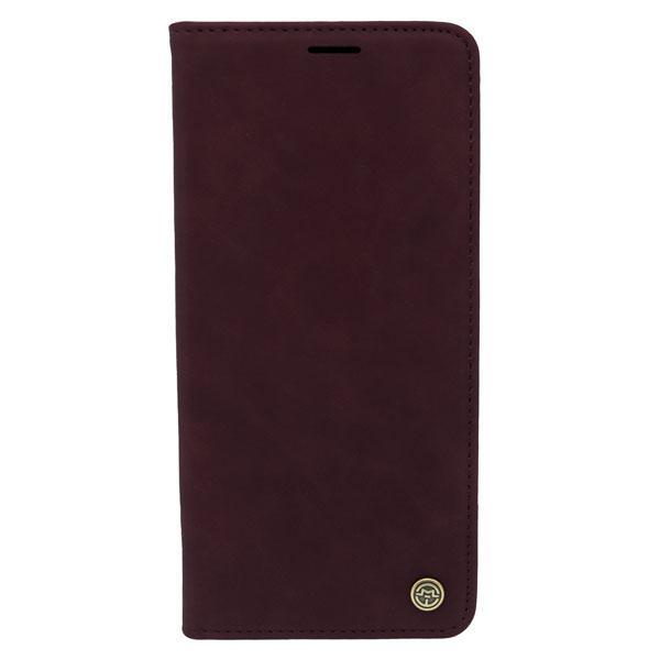 Maska za telefon LEATHER RETRO FLIP za Xiaomi Mi 12 Pro, Bordo