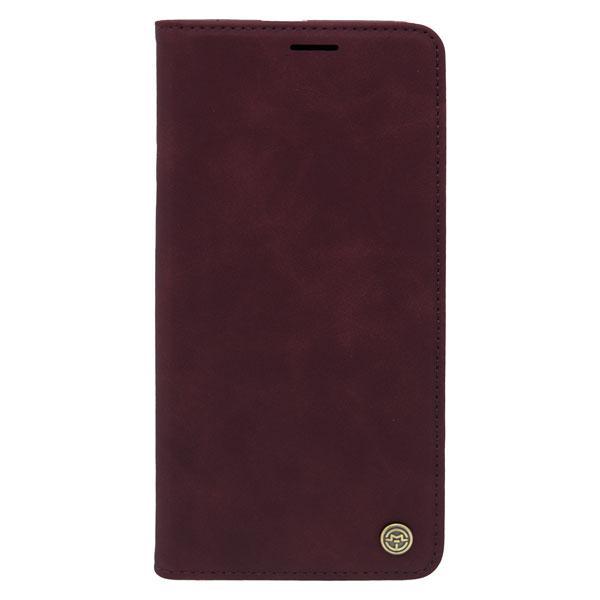 Maska za telefon LEATHER RETRO FLIP za Samsung A11, Bordo