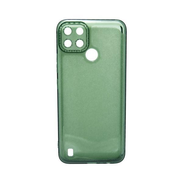 Maska za telefon TRANSPARENT COLOR za Realme C21y/C25y, Zelena
