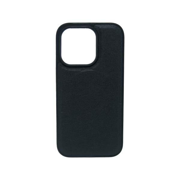 Maska za telefon LEATHER CASE za Iphone 14 Pro, Crna