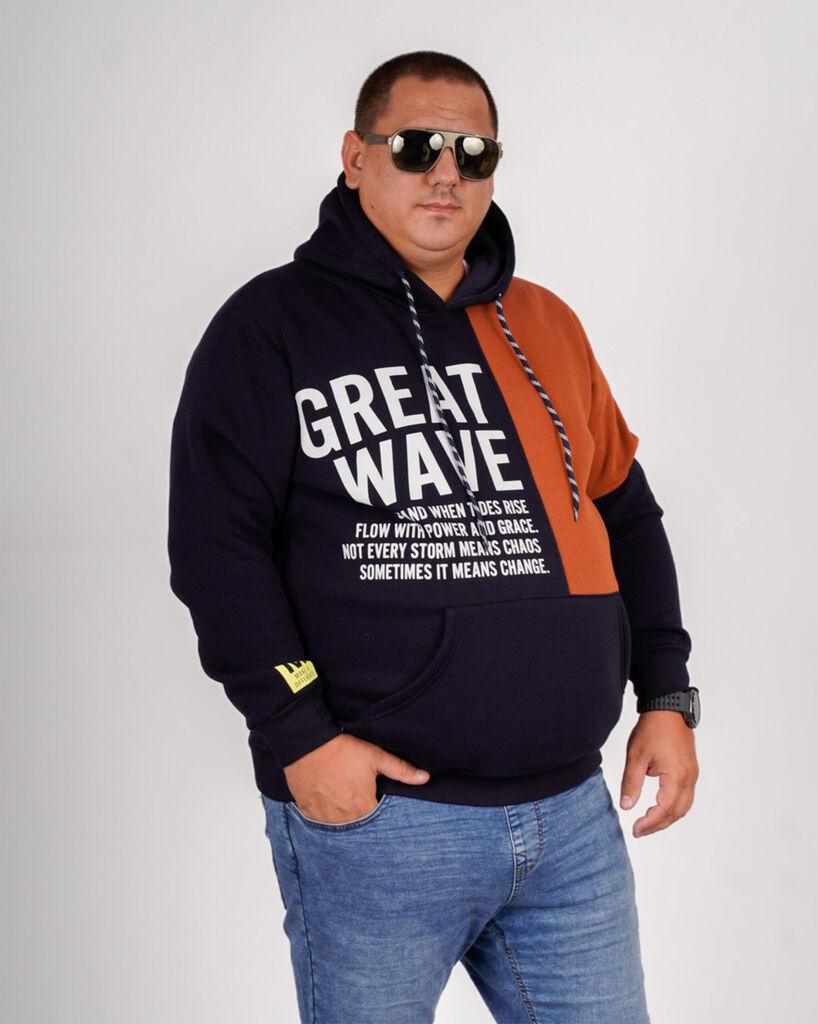 La ForceGrande Muški duks SB 25805, Teget