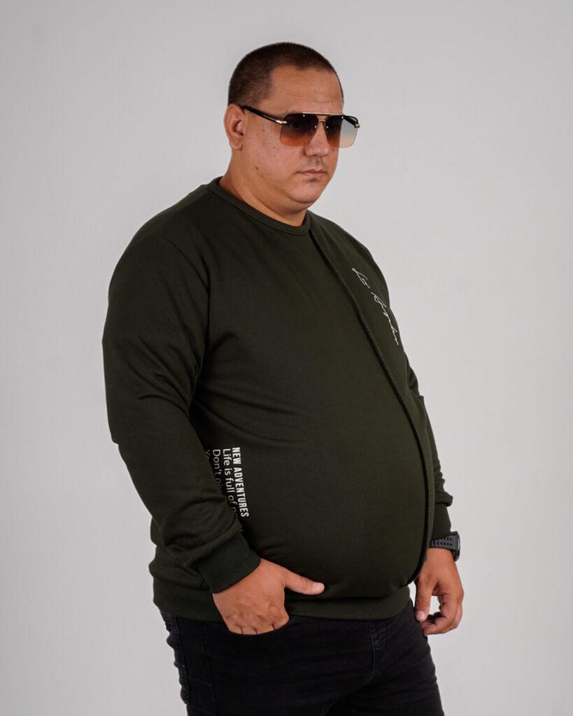 La ForceGrande Muški duks SB 25816, Maslinasti