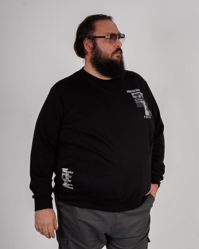 La ForceGrande Muški duks SB 25815, Crni