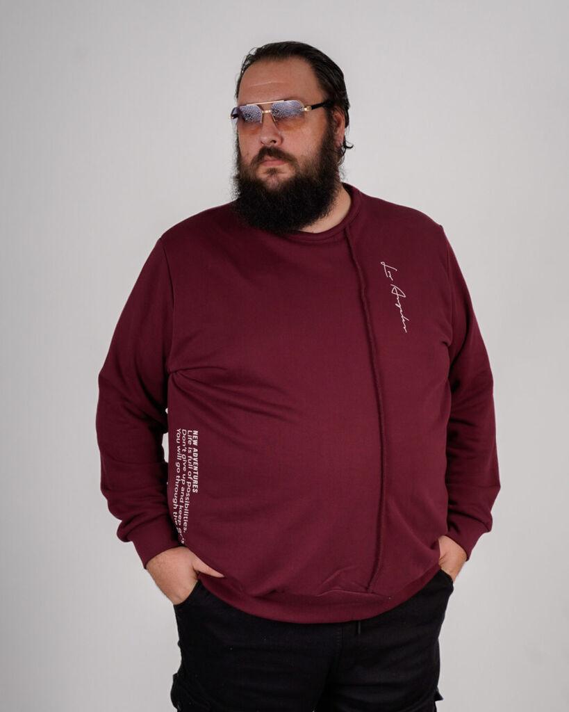 La ForceGrande Muški duks SB 25816, Bordo